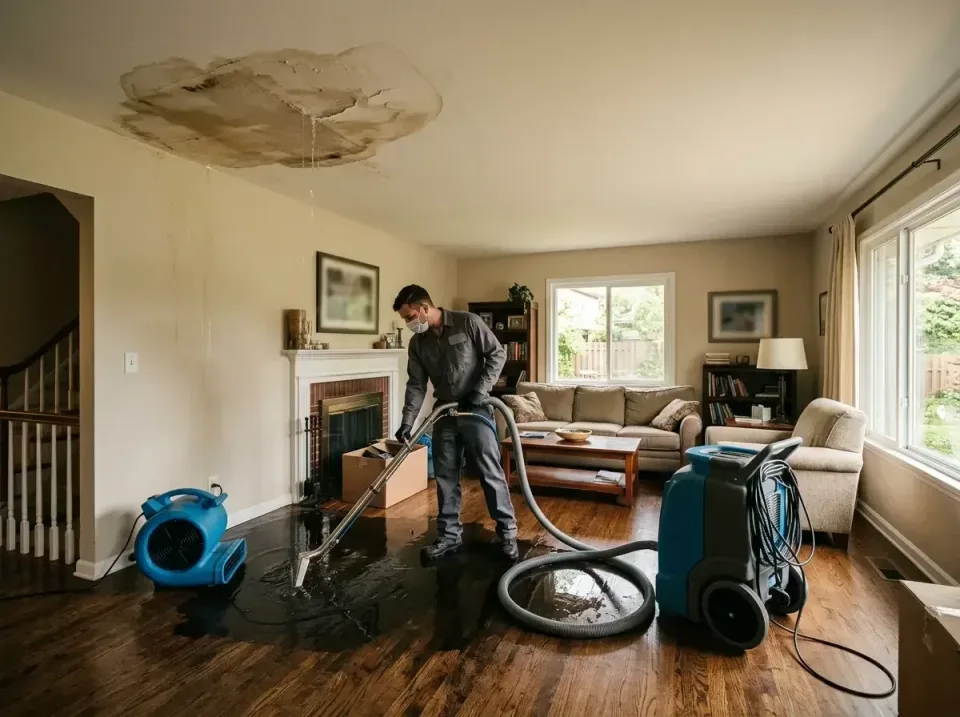 attic-pipe-burst-ceiling-drip-008 — frequently asked questions, Water Damage Restoration & Carpet Care in Wake Forest, NC